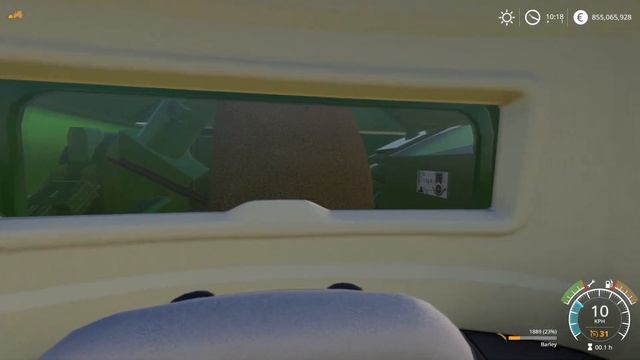 Farming Simulator 19 - JOHN DEERE W500 SERIE Combine Harvesting Barley смотреть онлайн