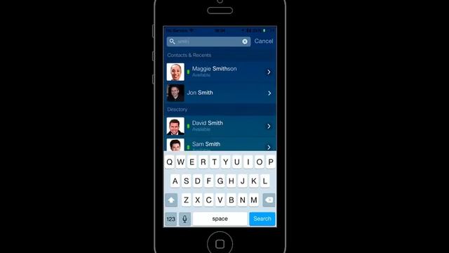 Jabber iPhone Contacts смотреть онлайн