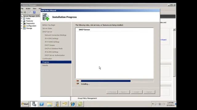 Install and Configure DHCP Server in Server2008 Part 1 смотреть онлайн