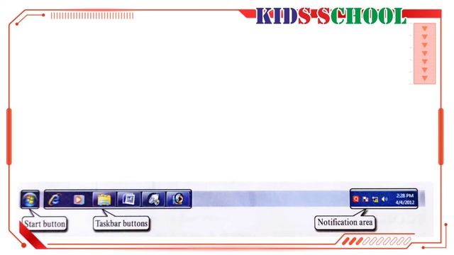 Starting Windows 7 / Taskbar / Thumbnail Information Technology | Kids School смотреть онлайн