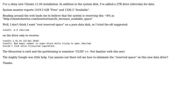 "Couldn't find valid filesystem superblock" while adjusting ext4 filesystem with tune2fs смотреть онлайн