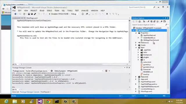 How To Create Windows Phone 8 apps using jqMobi смотреть онлайн