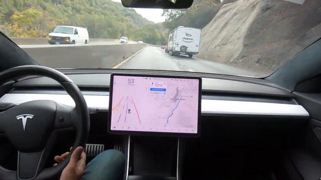Redwood City to Santa Cruz in Tesla FSD Beta смотреть онлайн