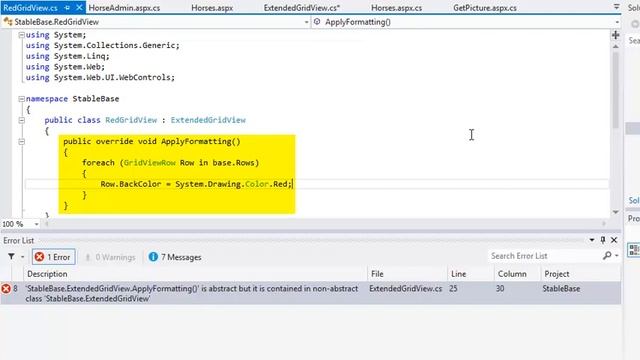 ASP.NET 4.5 Expert Skills Lesson 5-5: Understand the abstract keyword смотреть онлайн