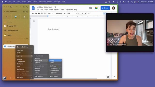 Arc Browser | Setting up Spaces & Profiles смотреть онлайн