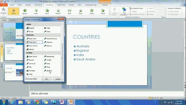 how to insert slide animations on microsoft powerpoint 2010 смотреть онлайн
