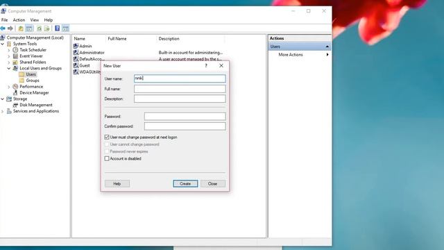 how to create a new user account on windows 7, 8, 10 (Malayalam) смотреть онлайн