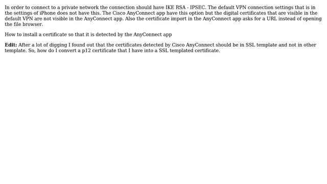 Apple: How to import certificates in Cisco AnyConnect iPhone app? (2 Solutions!!) смотреть онлайн