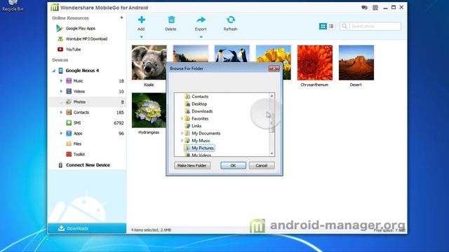 How to Export Photos from Nexus 4 to Computer? How to Transfer Nexus 4 Pictures to PC or Mac? смотреть онлайн