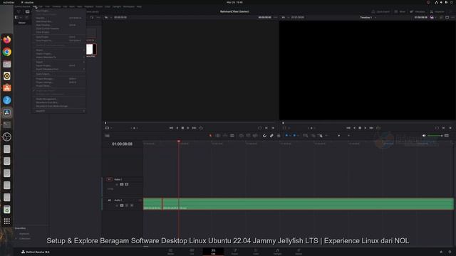 #Linux - Ubuntu 22.04 Jammy Jellyfish! Setup & Explore dari Nol!!! Install Davinci Resolve смотреть онлайн