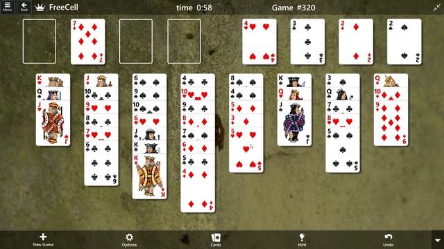 FreeCell Game #320 SOLVED/ Microsoft Solitaire Collection смотреть онлайн