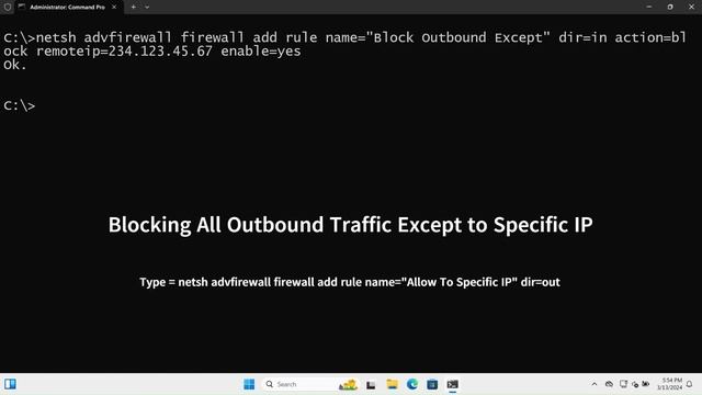 Advanced Windows Firewall Configuration Using netsh in Windows Command Prompt смотреть онлайн