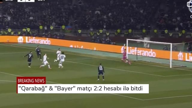 "Qarabağ" - "Bayer" oyunu 2:2 hesabı ilə bitdi - İCMAL смотреть онлайн
