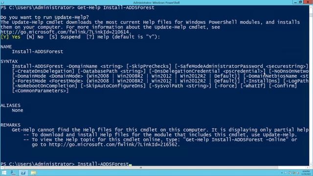 Active Directory Domain Services PowerShell смотреть онлайн