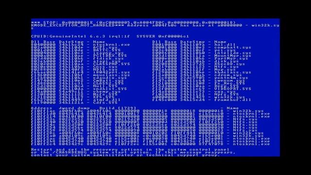 Windows NT 5.0 Beta 1 BSOD #1 смотреть онлайн