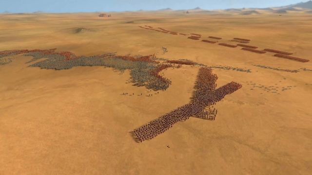 12800 BEST ROMANS vs 12800 BEST EGYPTIANS - Total War ROME 2 смотреть онлайн
