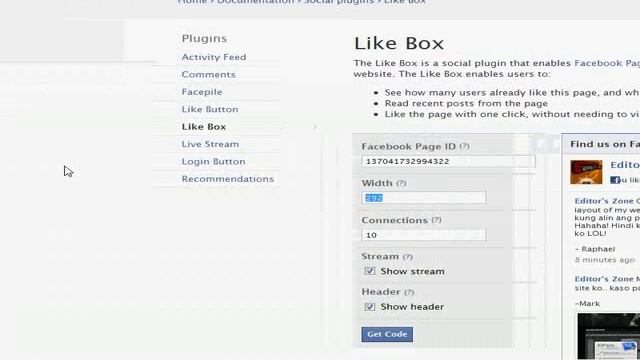 How to add a likebox of your facebook page on your blogger page. смотреть онлайн