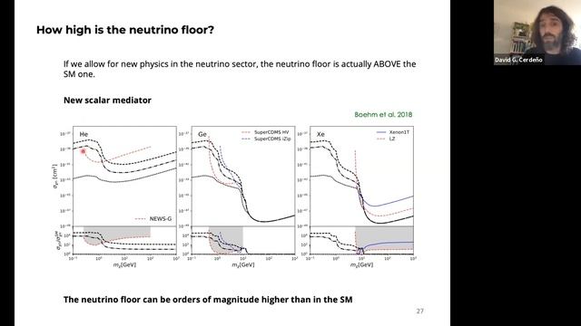 David Cerdeño (IFT) on the direct detection window to light new physics смотреть онлайн