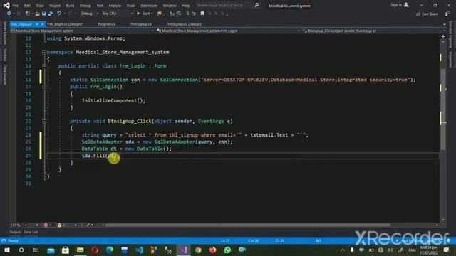 Part 3 : Medical Store Management System - - - Log In Form - - - Desktop C Sharp Application смотреть онлайн