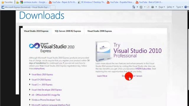 how to download visual studio 2010(17_4_2011) смотреть онлайн