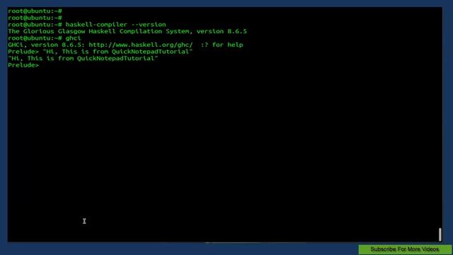 How To Install Haskell Platform & Write Your First Haskell Program on Ubuntu 20.04 LTS смотреть онлайн
