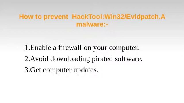 Remove HackTool:Win32/Evidpatch.A-Easy guidelines to remove it смотреть онлайн