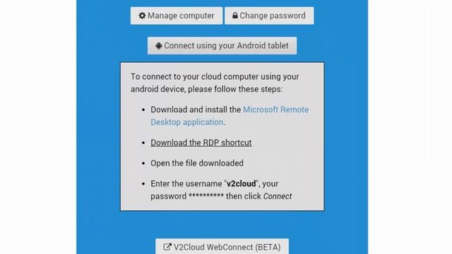 How to connect to your cloud desktop using an Android phone or tablet смотреть онлайн