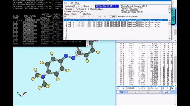 Winmostar V7 with WinGAMESS: Optimization смотреть онлайн
