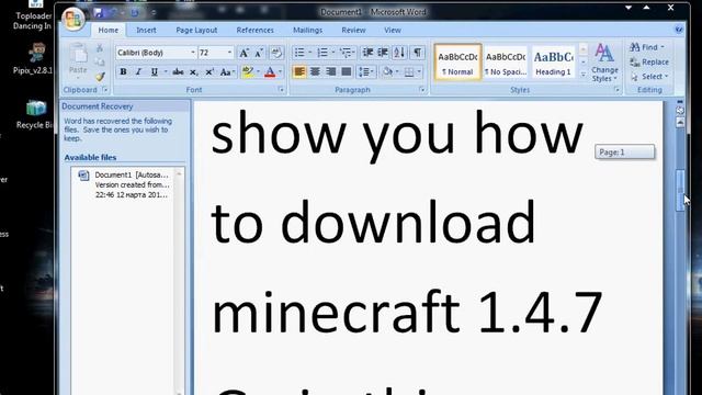 How download and install Minecraft 1.4.7 for free смотреть онлайн