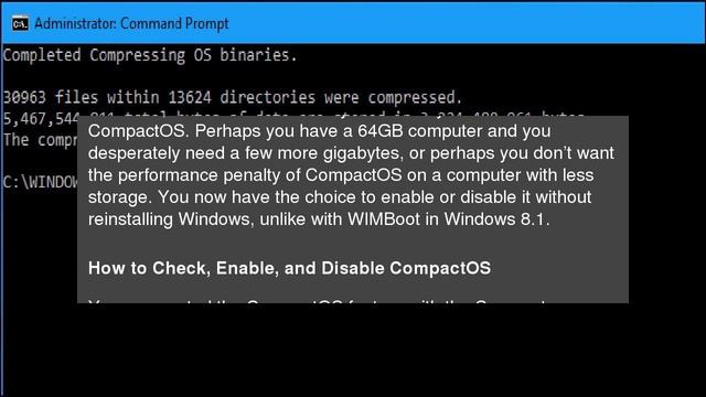 How to Save Space on Storage-Starved PCs With Windows 10’s “CompactOS” смотреть онлайн