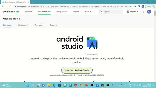 #1 Download and install latest Android Studio on windows 11. смотреть онлайн