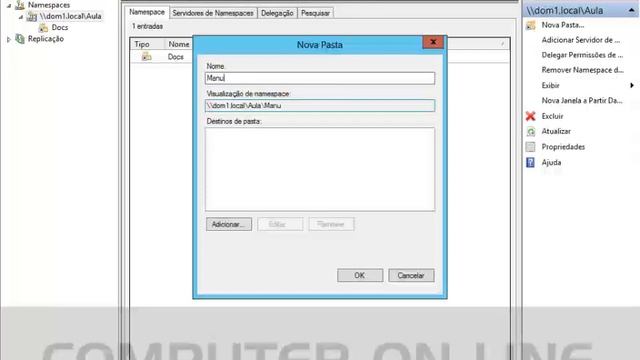 Aula 50 DFS Distributed File Sistem WINDOWS SERVER 2012 смотреть онлайн