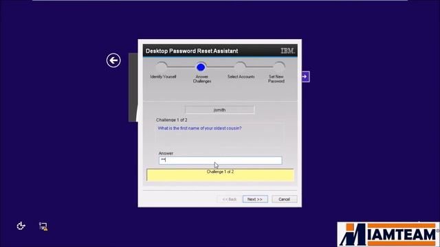 Resetting a Password Through Desktop Password Reset Assistant смотреть онлайн