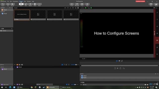 How to Configure Screens in Propresenter смотреть онлайн