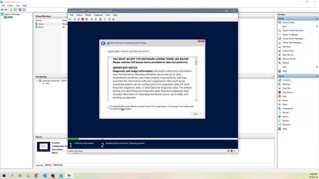 Windows Server 2022 installing on Hyper V смотреть онлайн