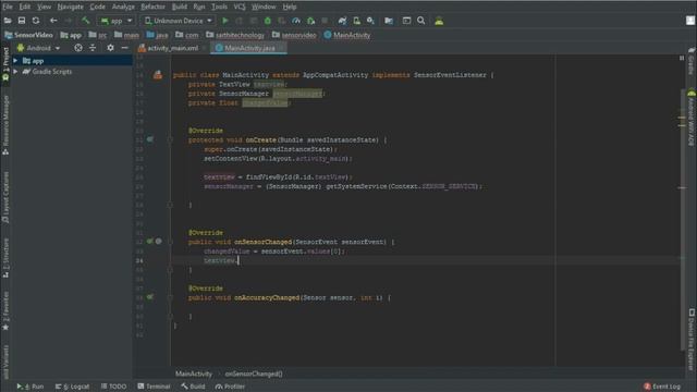 #4 SensorEventListener : Android Sensor Programming смотреть онлайн