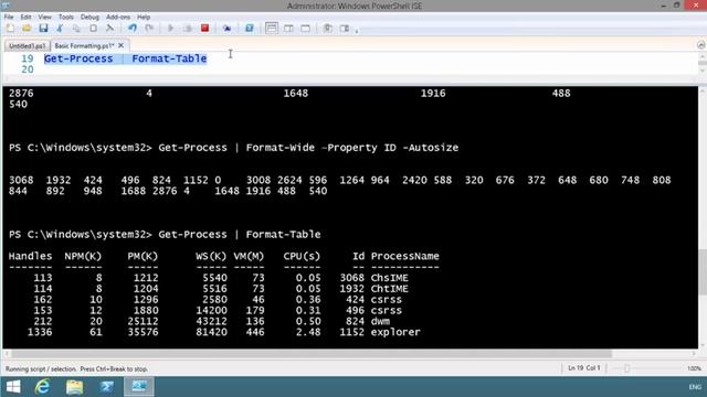 17 Powershell Basic Formatting смотреть онлайн