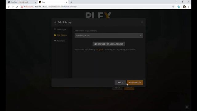 FreeNas Server علىplex plugin كيفيه تنصيب смотреть онлайн