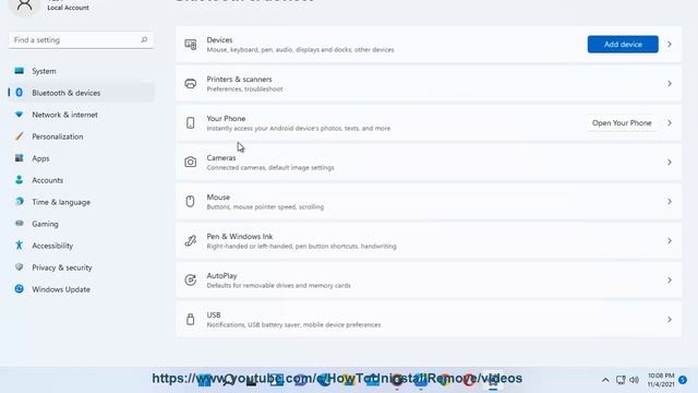 Get started w/ Bluetooth & devices Settings in Windows 11 смотреть онлайн