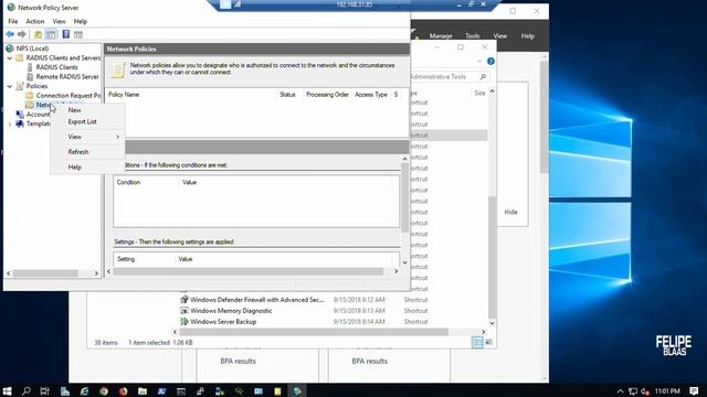 INSTALL AND CONFIGURE RADIUS IN WINDOWS SERVER 2019 смотреть онлайн
