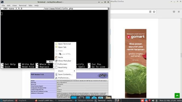 Cara Instalasi LAMP Server di Rocky Linux 8.5 XFCE смотреть онлайн