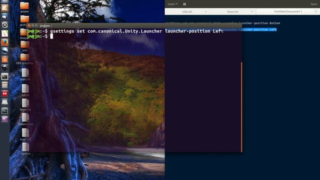 How To move the Unity Bar to the bottom [Ubuntu 17.04] смотреть онлайн