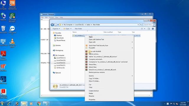 How to mount iso file смотреть онлайн