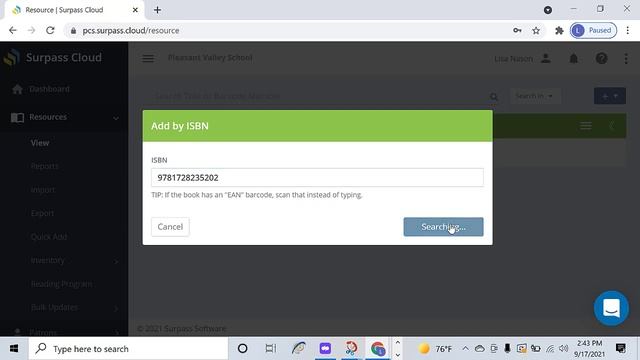 Adding Resources by ISBN смотреть онлайн