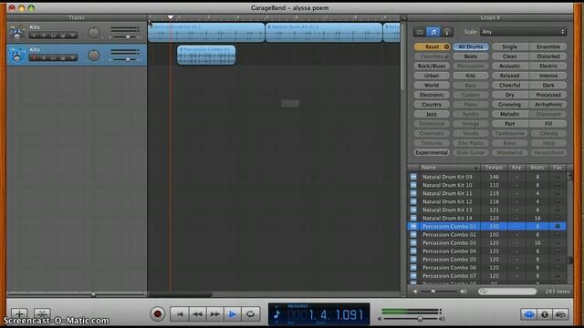 GarageBand Loops Poetry Tutorial смотреть онлайн