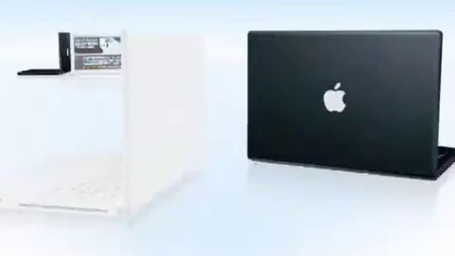 Christmas 2007 Apple Store Screensaver & Old iBook Commerical! смотреть онлайн