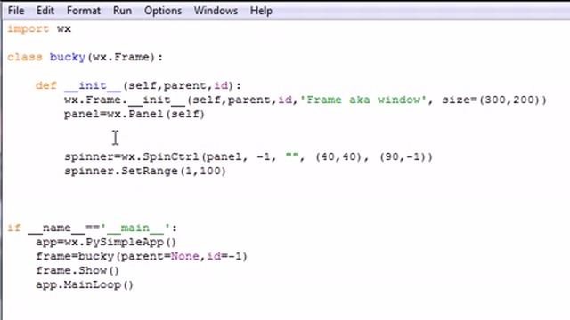 wxPython Programming Tutorial - 11 - Spinners смотреть онлайн