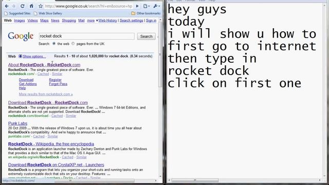 how to download rocket dock for windows7 смотреть онлайн