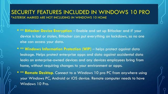 Windows 10 Pro vs Windows 10 Home - Details. Whats included in Windows 10 Pro? смотреть онлайн