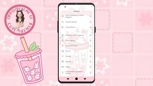 RABBIT MILKTEA FULL THEME FOR OPPO/REALME ANDROID 10 смотреть онлайн